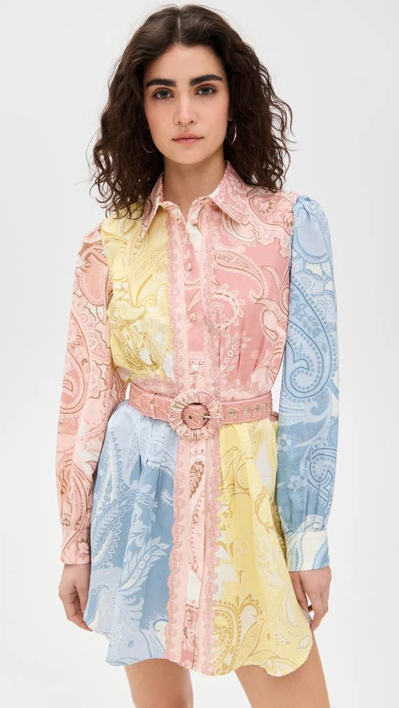 Hemant and Nandita Short Dress with Buckle Belt 6