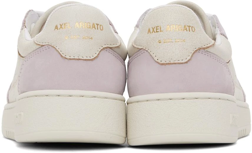 Axel Arigato Beige & Purple Dice Lo Sneakers 2