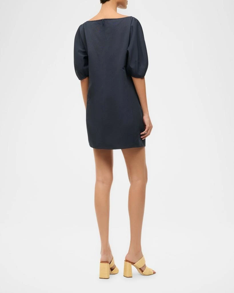 STAUD Didi Boat-Neck Mini Dress 3