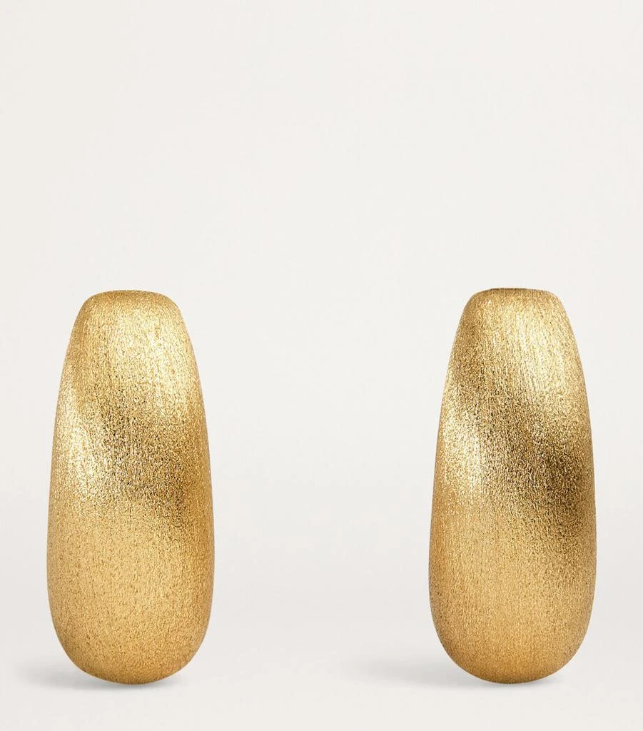 Emily P. Wheeler Yellow Gold Holly Huggie Earrings 3