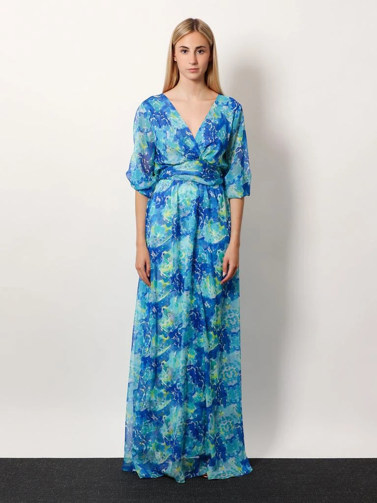 Chiara Boni Toki Chiffon long dress 2