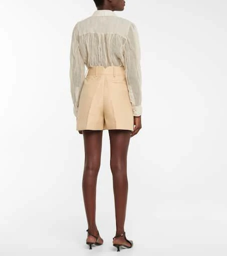 Khaite Maarte high-rise cotton shorts 3