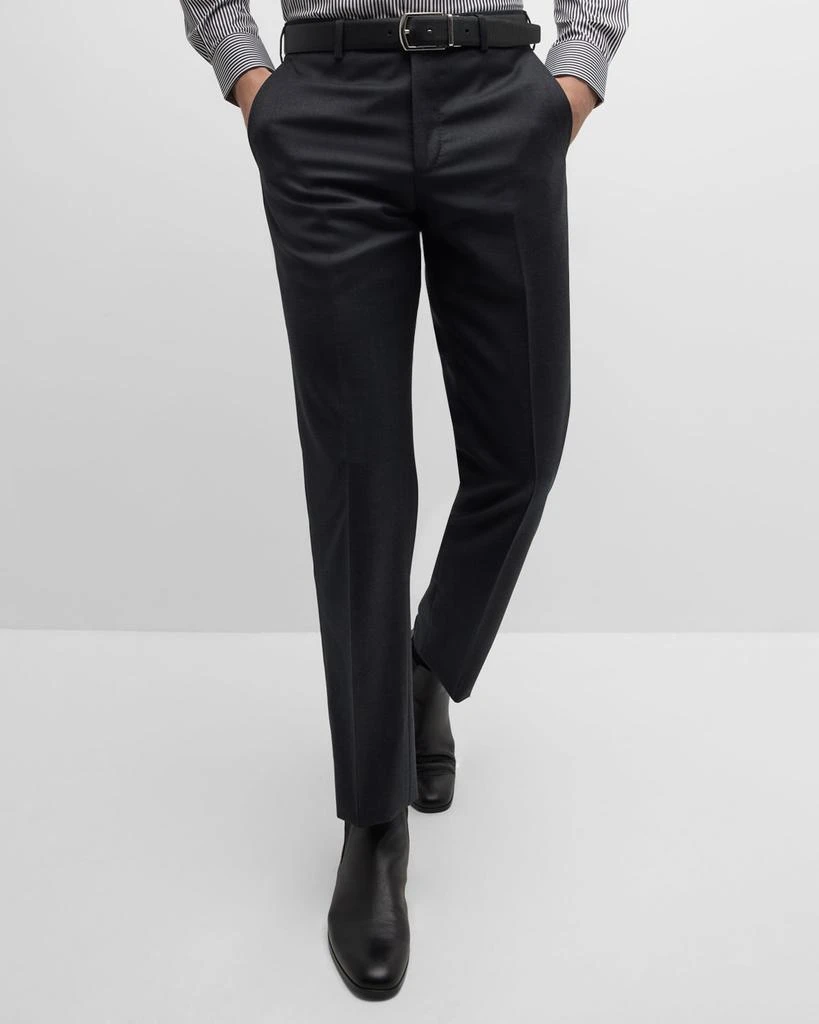 Zanella Men's Devon Wool Serge Trousers 6