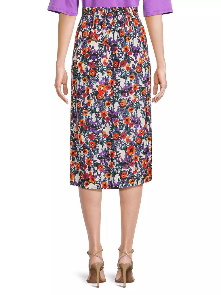 Masai Copenhagen Silja Floral Tassel Midi-Skirt 5