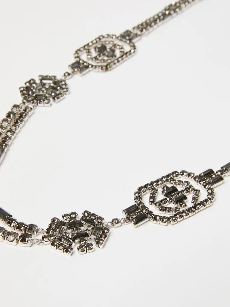 Max Mara Rhinestone necklace 3