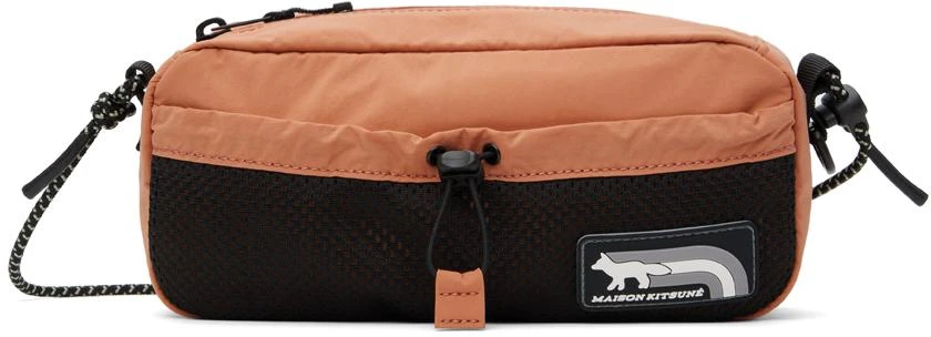 Maison Kitsune Orange Flash Fox Crossbody Bag 1