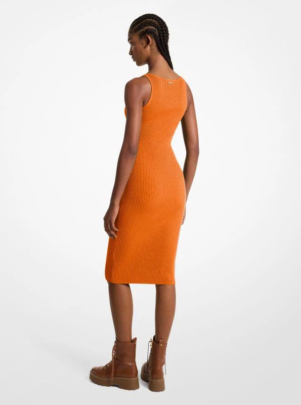 Michael Kors Ribbed Stretch Knit Midi Tank Dress 2