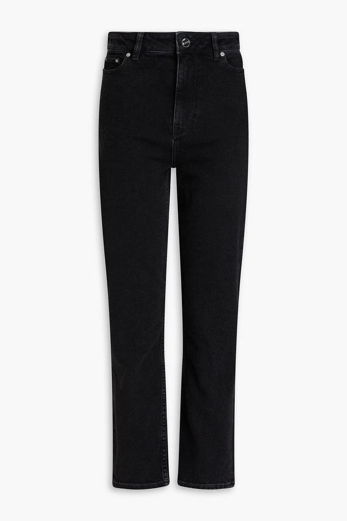 Ganni High-rise slim-leg jeans 1