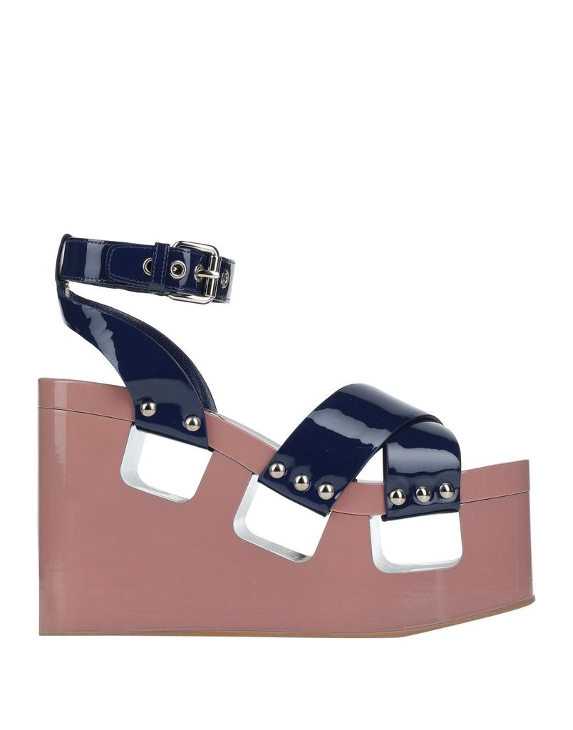 Miu Miu Miu Miu - Sandals - Bright Blue - Woman