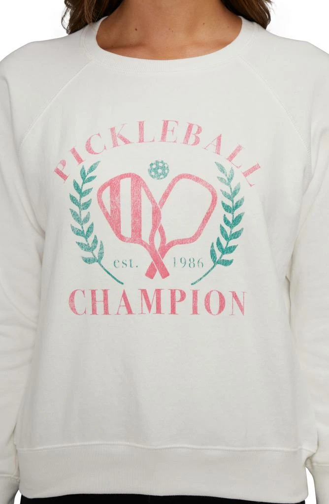 Wildfox Pickleball Champion Keely Graphic Sweatshirt 3