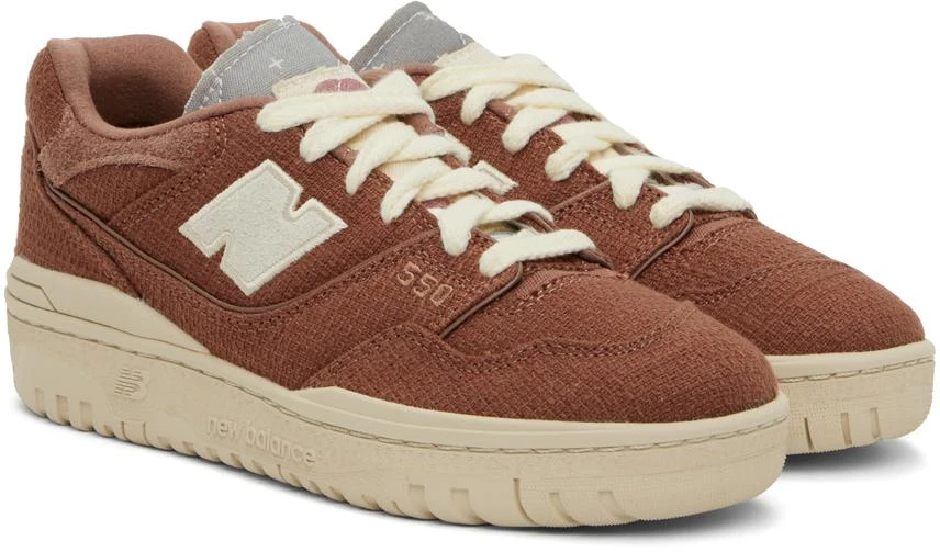 New Balance Brown 550 Sneakers 4
