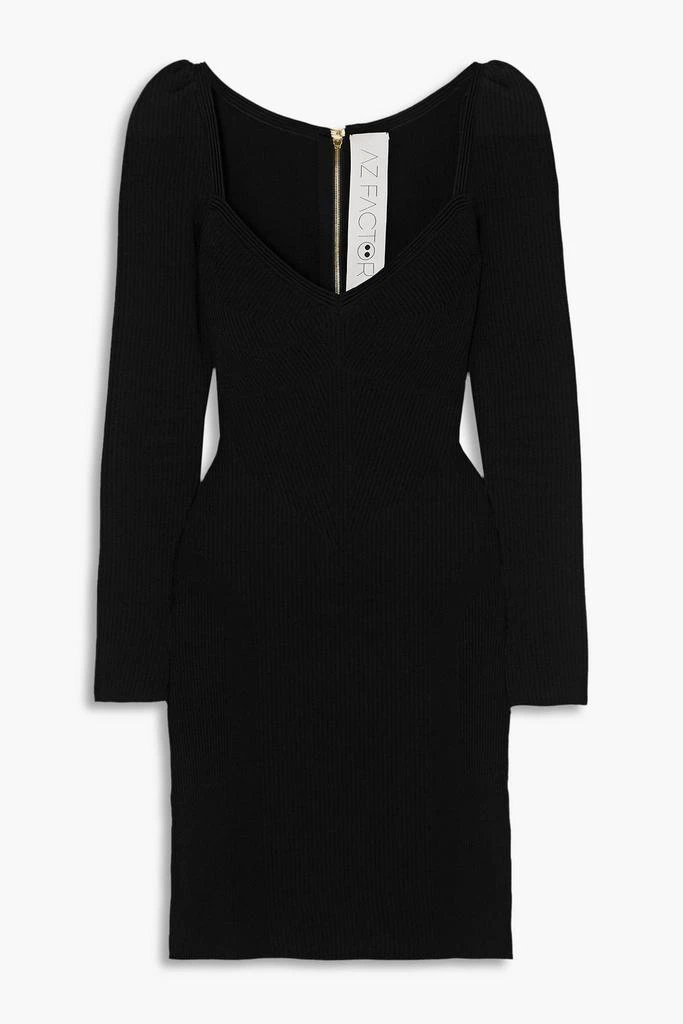 AZ FACTORY MyBody ribbed-knit mini dress 1