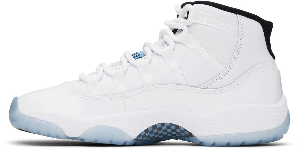 Jordan Big Kids White & Blue Air Jordan 11 Sneakers 3