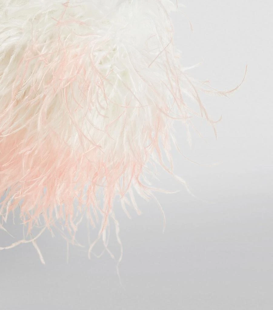 L'Alingi Crystal-Embellished Feather Clutch Bag 6