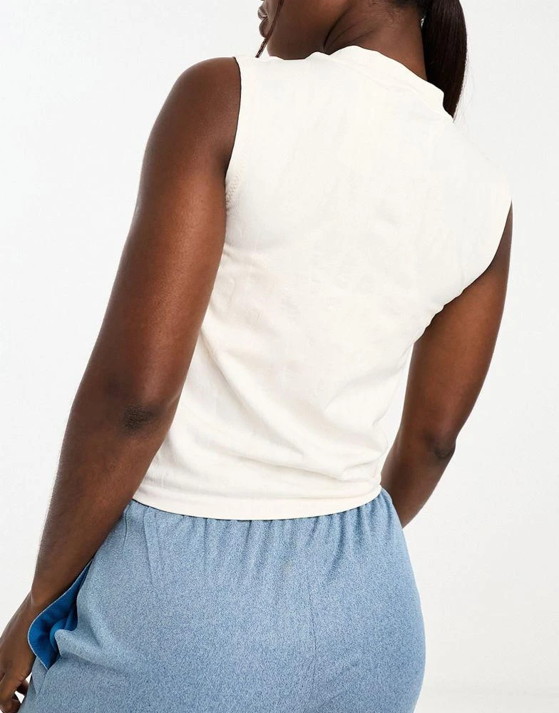 NIKE Nike Running Run Division Dri-FIT mono vest in white 2