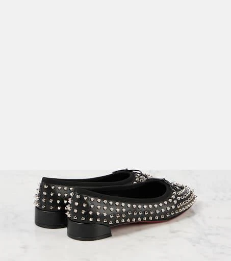 Christian Louboutin Spiked leather ballet flats 2