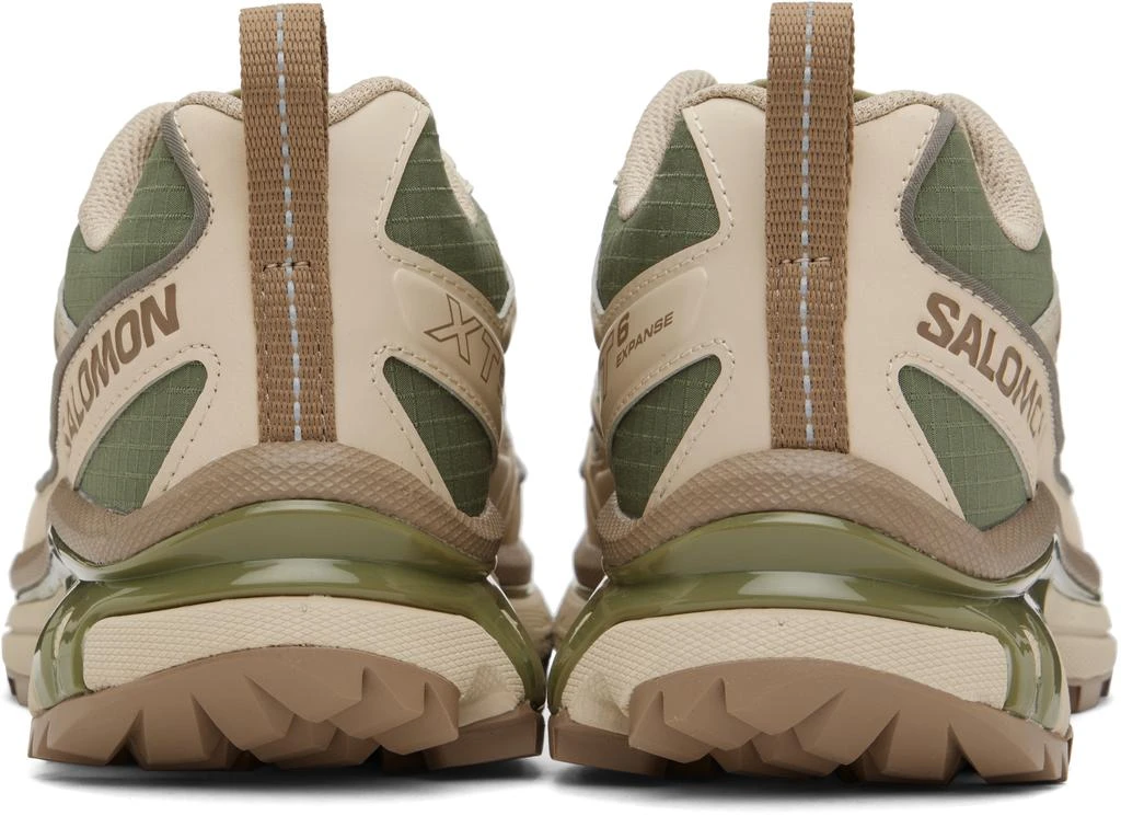 Salomon Khaki & Beige XT-6 Expanse Seasonal Sneakers 2