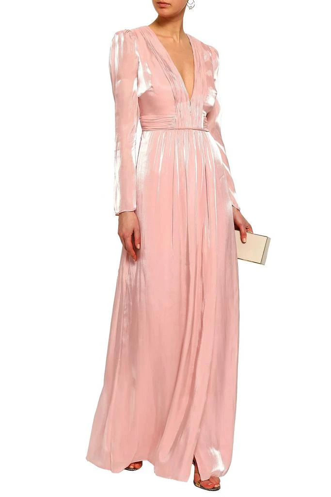 Rachel Zoe Gathered moire gown 2