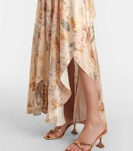 Camilla Silk charmeuse maxi dress 5