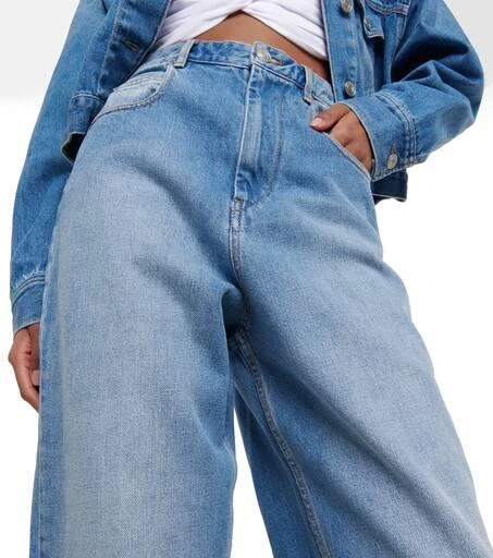 Isabel Marant Corsy high-rise tapered jeans 4