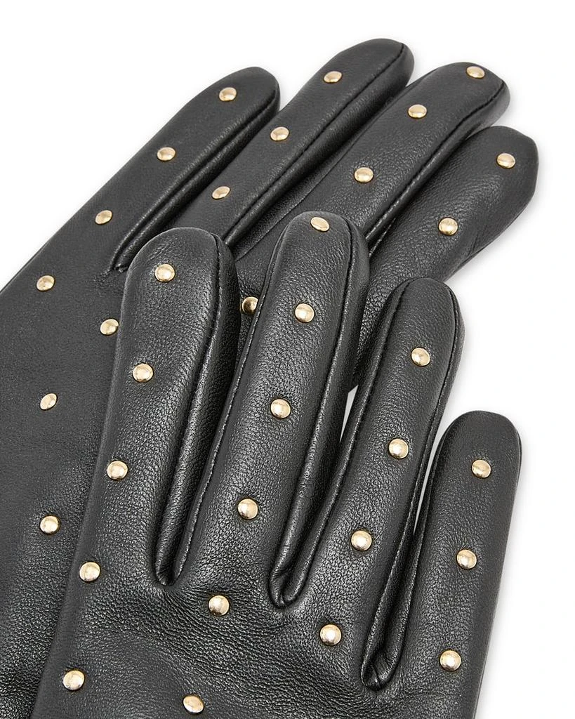 AQUA Stud Embellished Leather Gloves - Exclusive 2