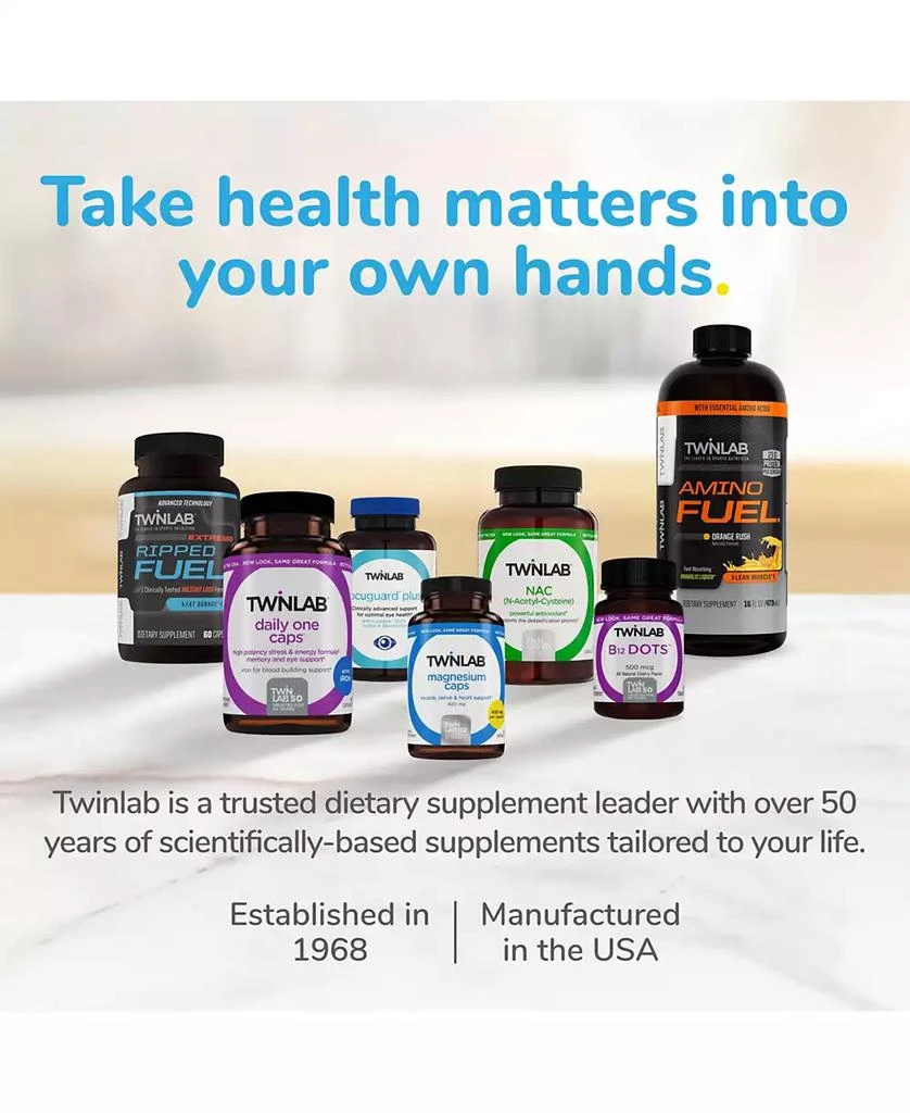 Twinlab Ocuguard Plus - Eye Supplement with Zinc, Vitamin A, Vitamin C, and Vitamin D - 60 Veggie Capsules 7