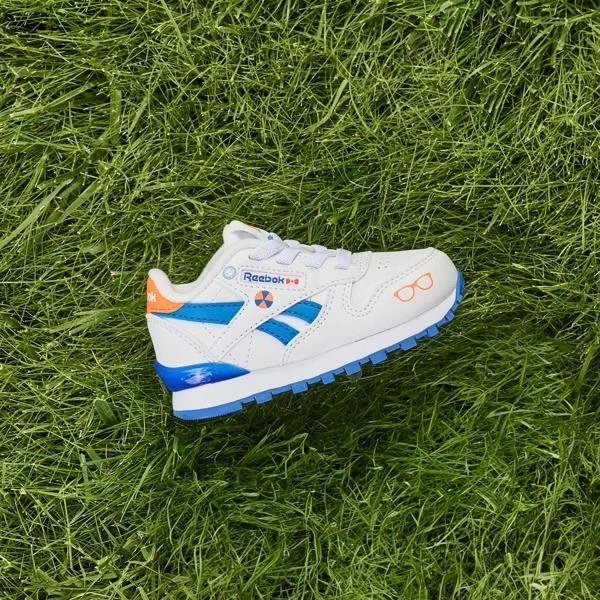 Reebok Reebok x Blippi Classic Leather Step 'N' Flash Shoes - Toddler 2