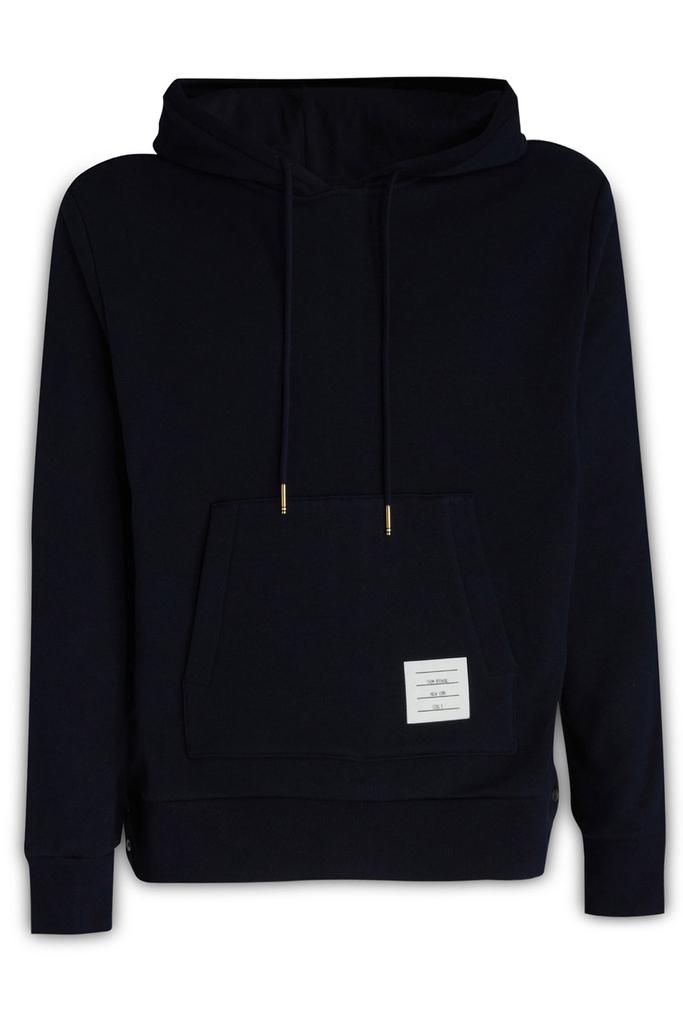 パーカー・フーディ Thom Browne Drawstring Hoodie With Ribbed Cuffs Thom Browne Drawstring Hoodie With Ribbed Cuffs - Hoodies