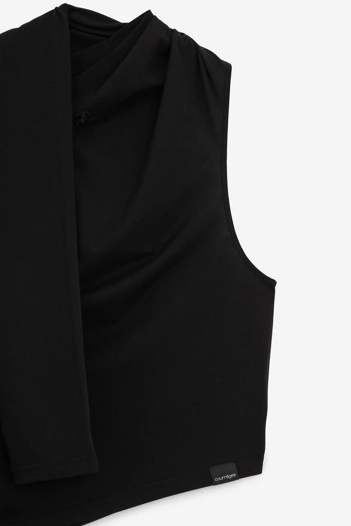 Courrèges Off Shoulder T-shirt 3