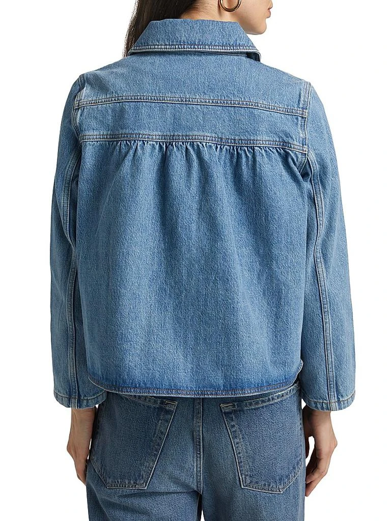 ba&sh Tiny Denim Jacket 5