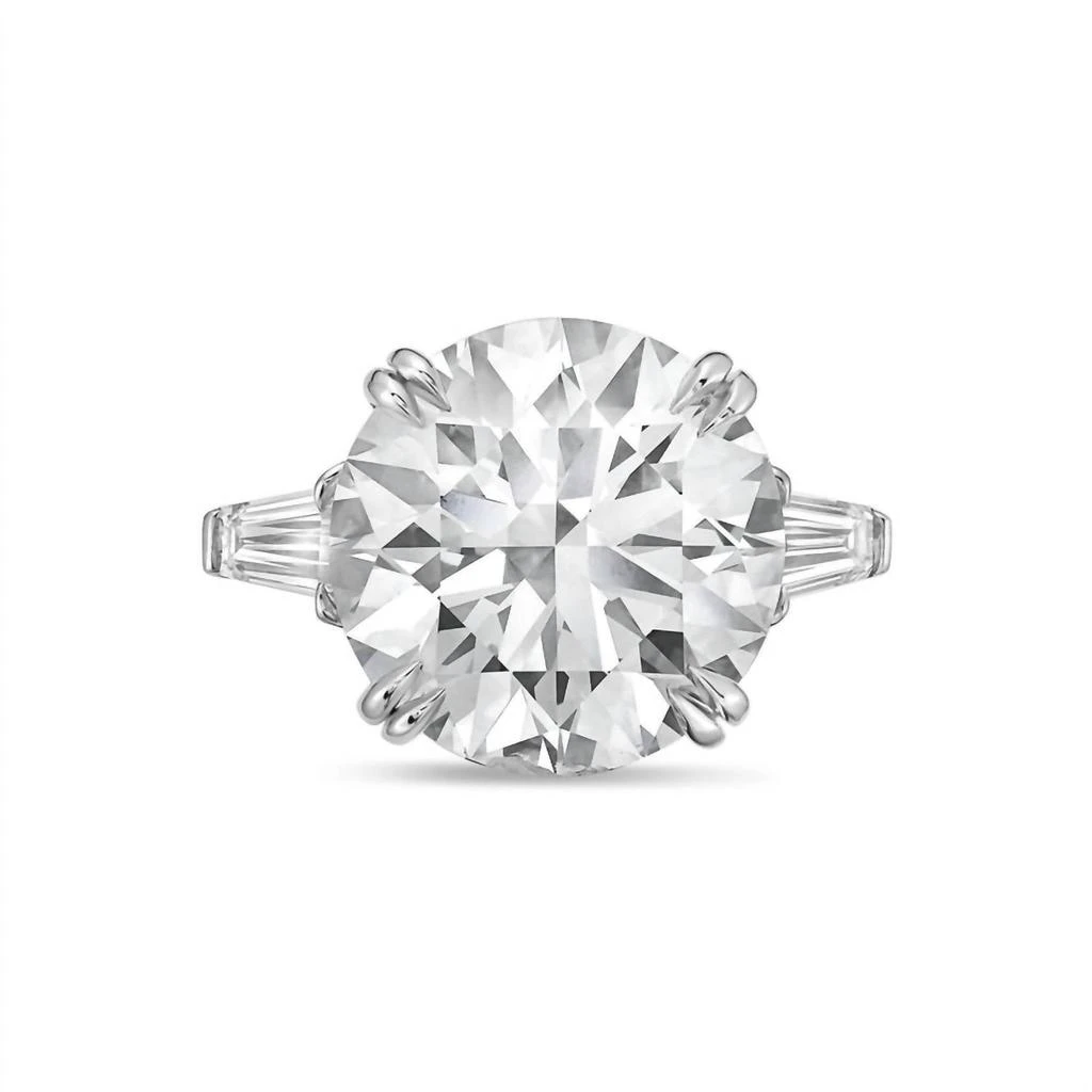 Diana M Jewels Diana M Jewels - Women's Round & Baguette Lab-grown Diamond Jewelry Ring (4.00 Ct) - Signature Plus
