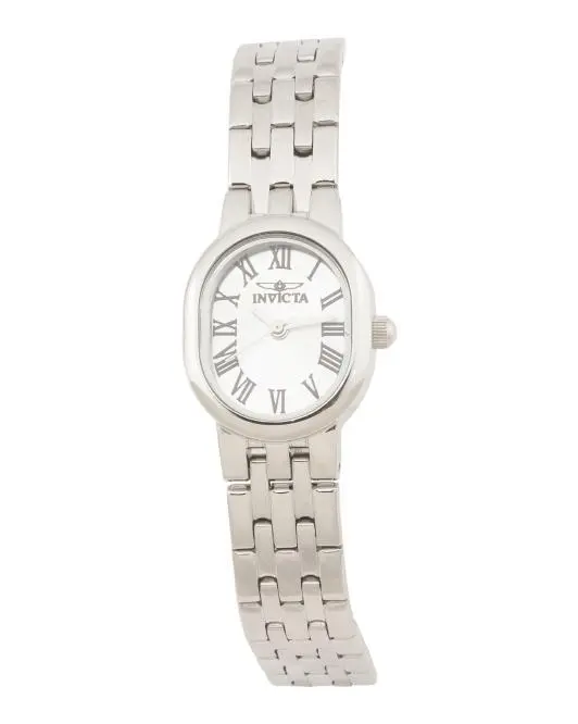 Invicta Women's Angel Oval Silver Bracelet Watch