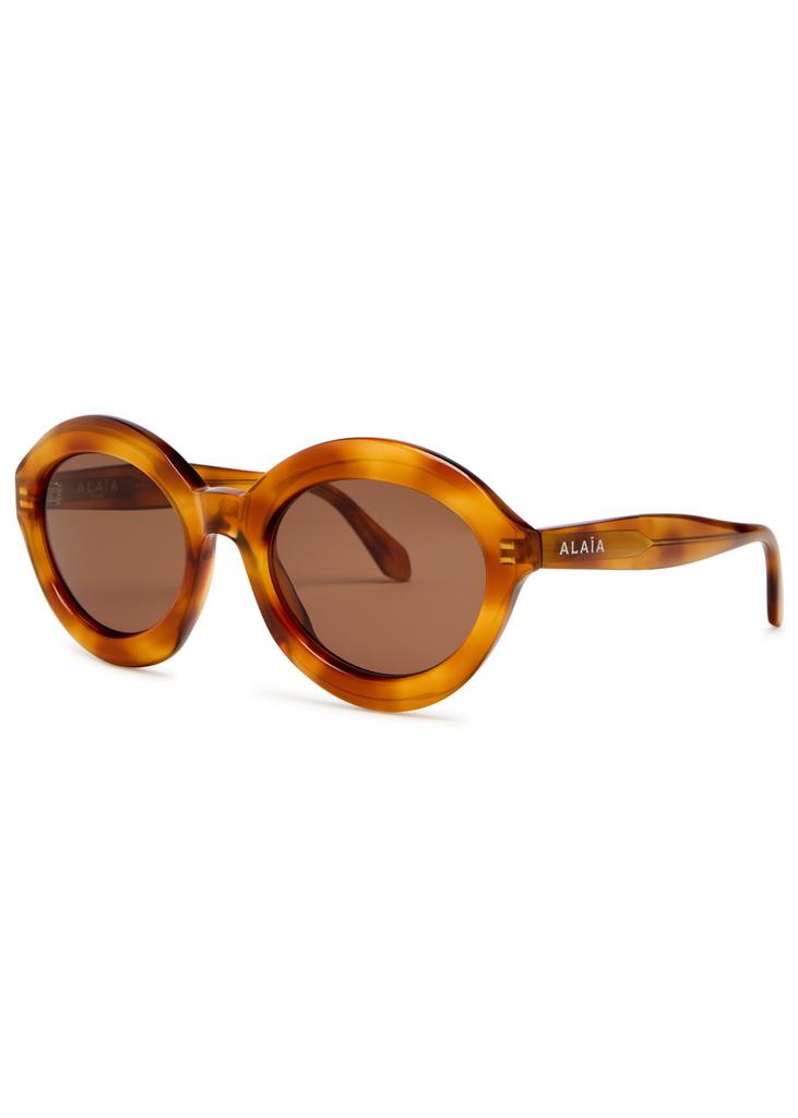 Alaïa Oval-frame sunglasses