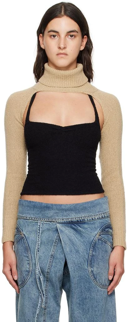 Gimaguas Beige Pop Mangas Turtleneck 1