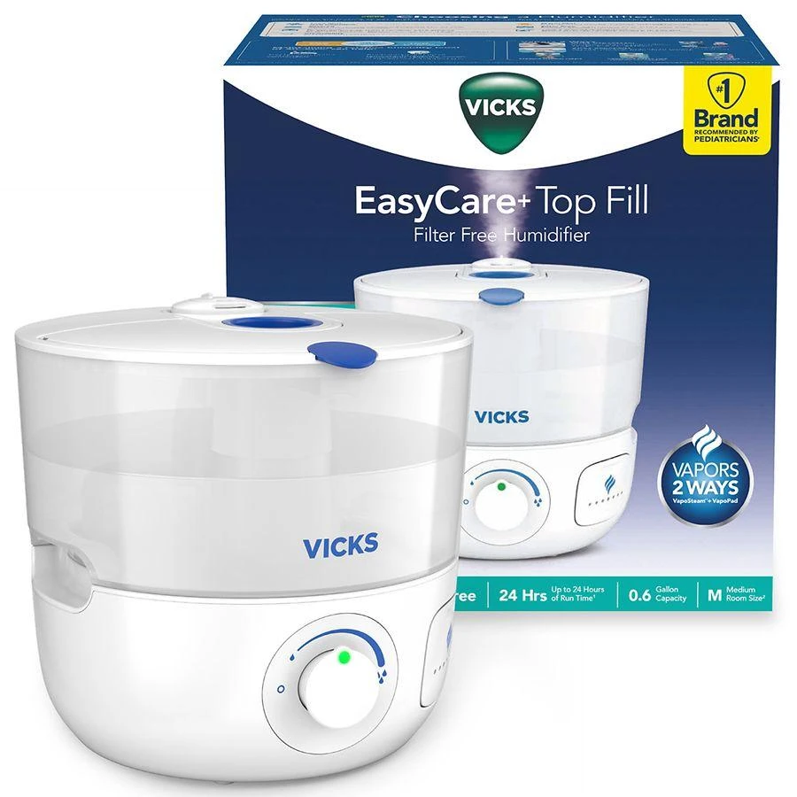 Vicks Top Fill Ultrasonic Cool Mist Humidifier Unscented 1
