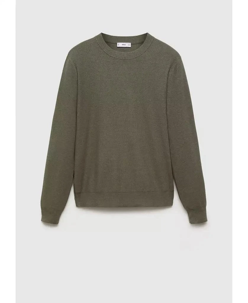 Mango Men's Fine-Knit Cotton Sweater 7
