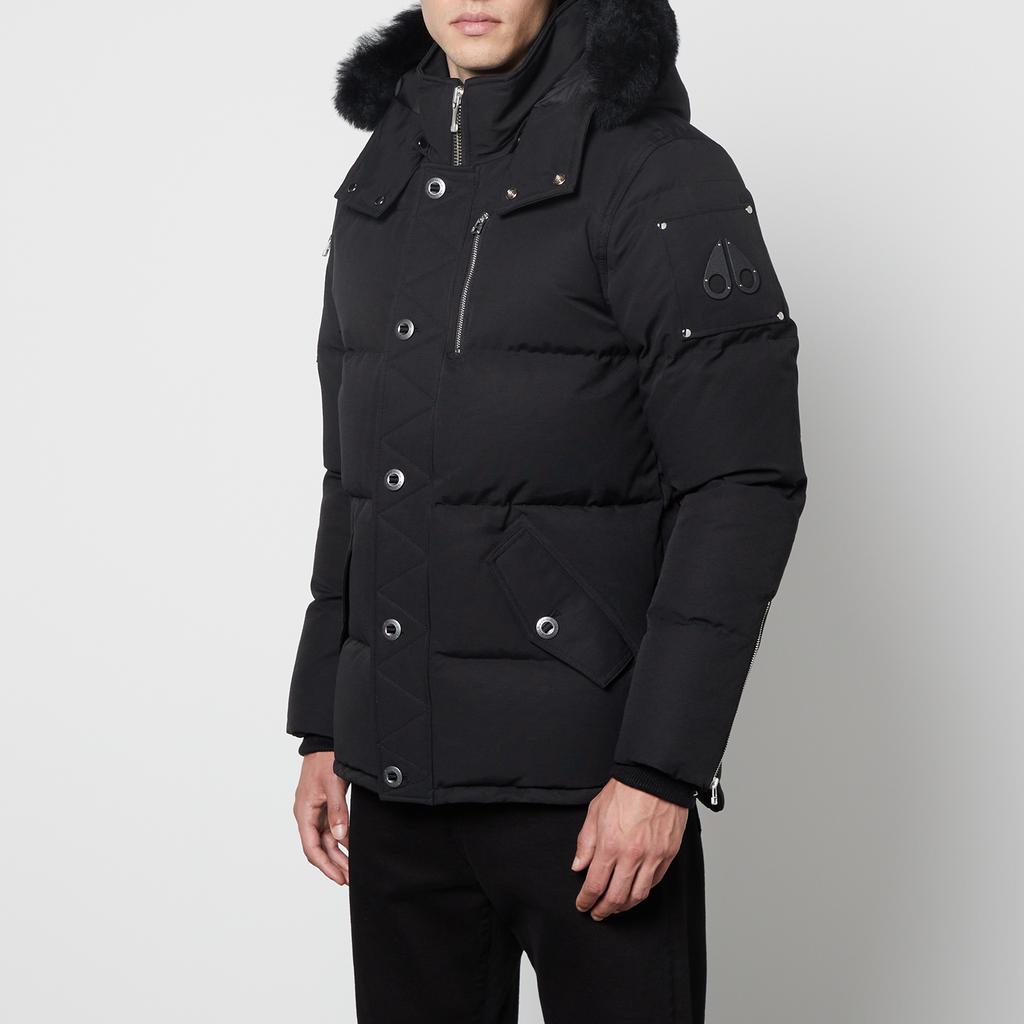 Moose Knuckles Moose Knuckles 3Q Shearling-Trimmed Nylon and Cotton-Blend Down Coat