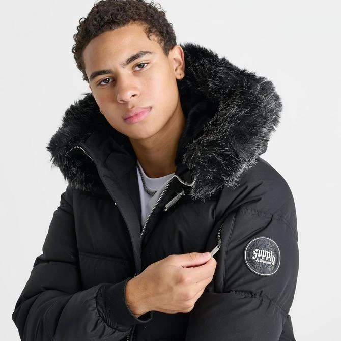SUPPLY & DEMAND Men's Supply &amp; Demand Moretay Longline Parka Jacket 5