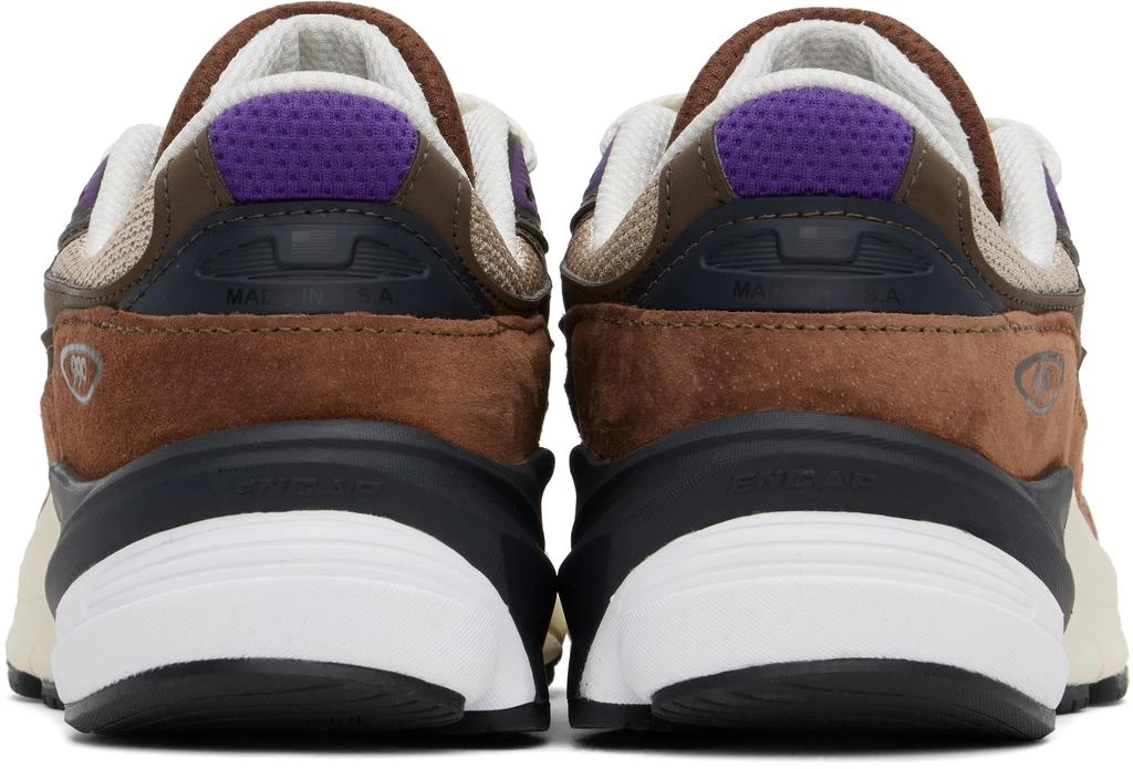 New Balance Brown & Beige Made in USA 990v6 Sneakers 2