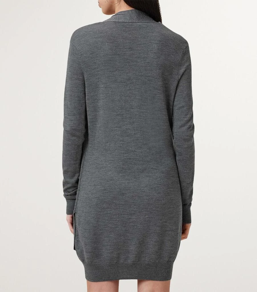ALL SAINTS Wool Drina Midi Dress 6