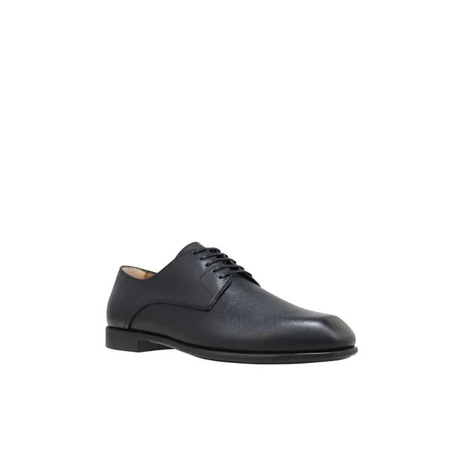 Salvatore Ferragamo Ferragamo Fosco Leather Derby Shoes, Size 6.5 EEE 2