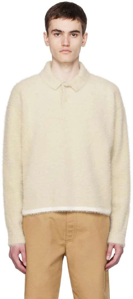 Jacquemus Off-White Le Papier 'Le Polo Neve' Polo 1