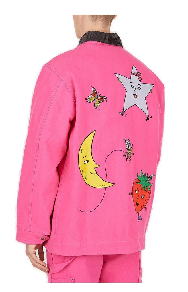 Sky High Farm Workwear Sky High Farm Workwear Graphic Printed Chore Jacket 2