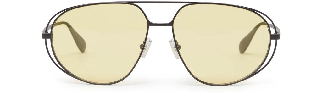 Bottega Veneta Classic Aviator metal sunglasses 2