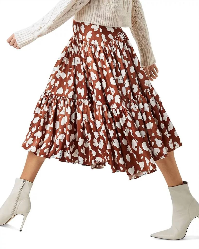 French Connection French Connection - The Aimee Tiered Midi Skirt 1
