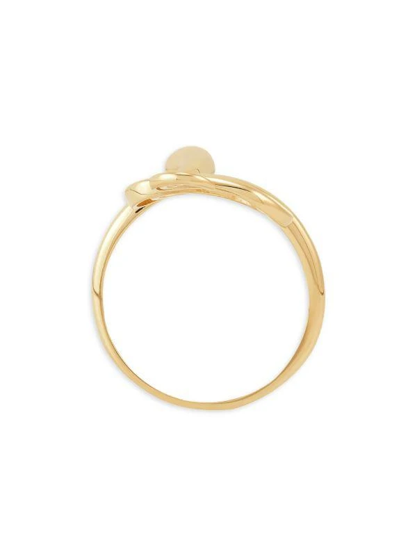 Saks Fifth Avenue 14K Yellow Gold Snake Ring 2