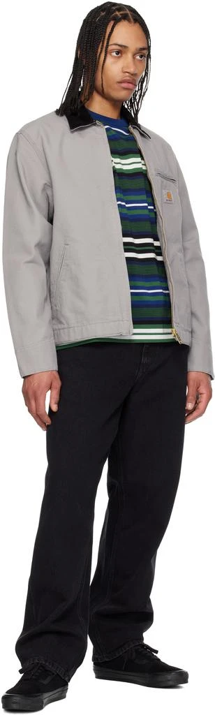 Carhartt WIP Black Single Knee Jeans 4