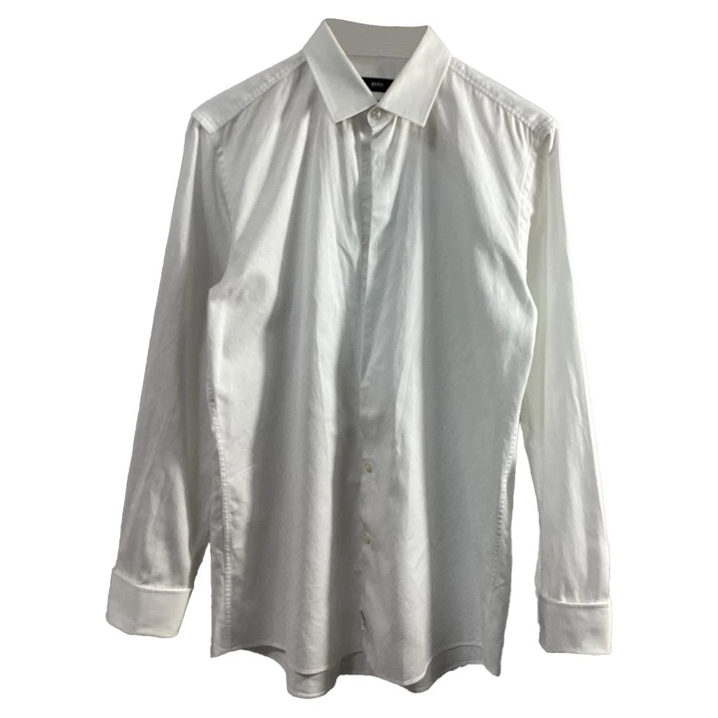 Hugo Boss Boss  Slim Fit Shirt in White Cotton 1