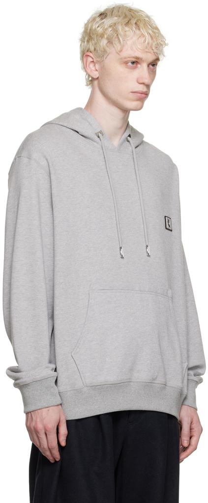 WOOYOUNGMI Gray Printed Hoodie