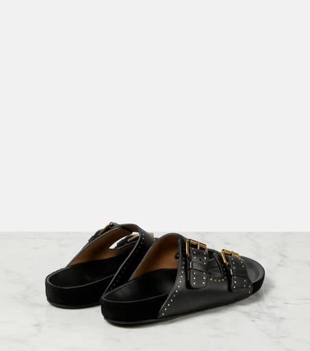 Isabel Marant Lennyo leather slides 3